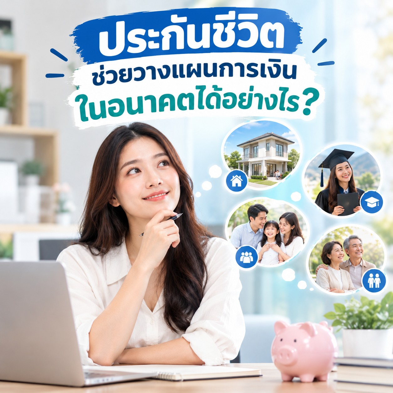 ประกันชีวิตช่วยวางแผนการเงินในอนาคตได้อย่างไร? รู้จัก 5 ประโยชน์ที่ช่วยสร้างความมั่นคงให้ชีวิต