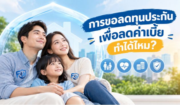 การขอลดทุนประกัน เพื่อลดค่าเบี้ยทำได้ไหม?
