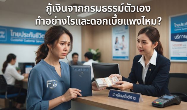 กู้เงินจากกรมธรรม์ตัวเอง ทำอย่างไรและดอกเบี้ยแพงไหม?