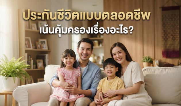 ประกันชีวิตแบบตลอดชีพ เน้นคุ้มครองเรื่องอะไร?