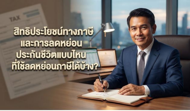 สิทธิประโยชน์ทางภาษีและการลดหย่อนประกันชีวิตแบบไหนที่ใช้ลดหย่อนภาษีได้บ้าง?