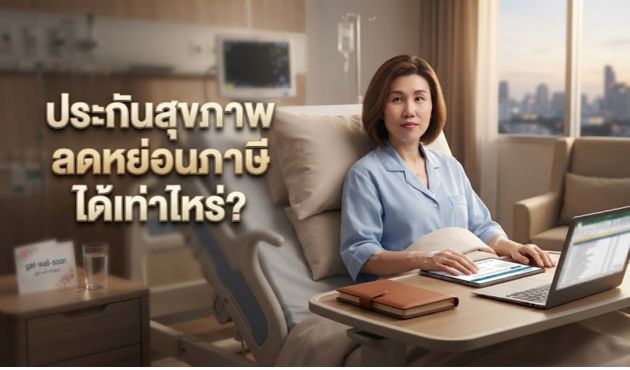 ประกันสุขภาพลดหย่อนภาษีได้เท่าไหร่?