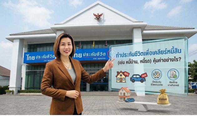 ทำประกันชีวิตเพื่อเคลียร์หนี้สิน (เช่น หนี้บ้าน, หนี้รถ) คุ้มค่าอย่างไร?